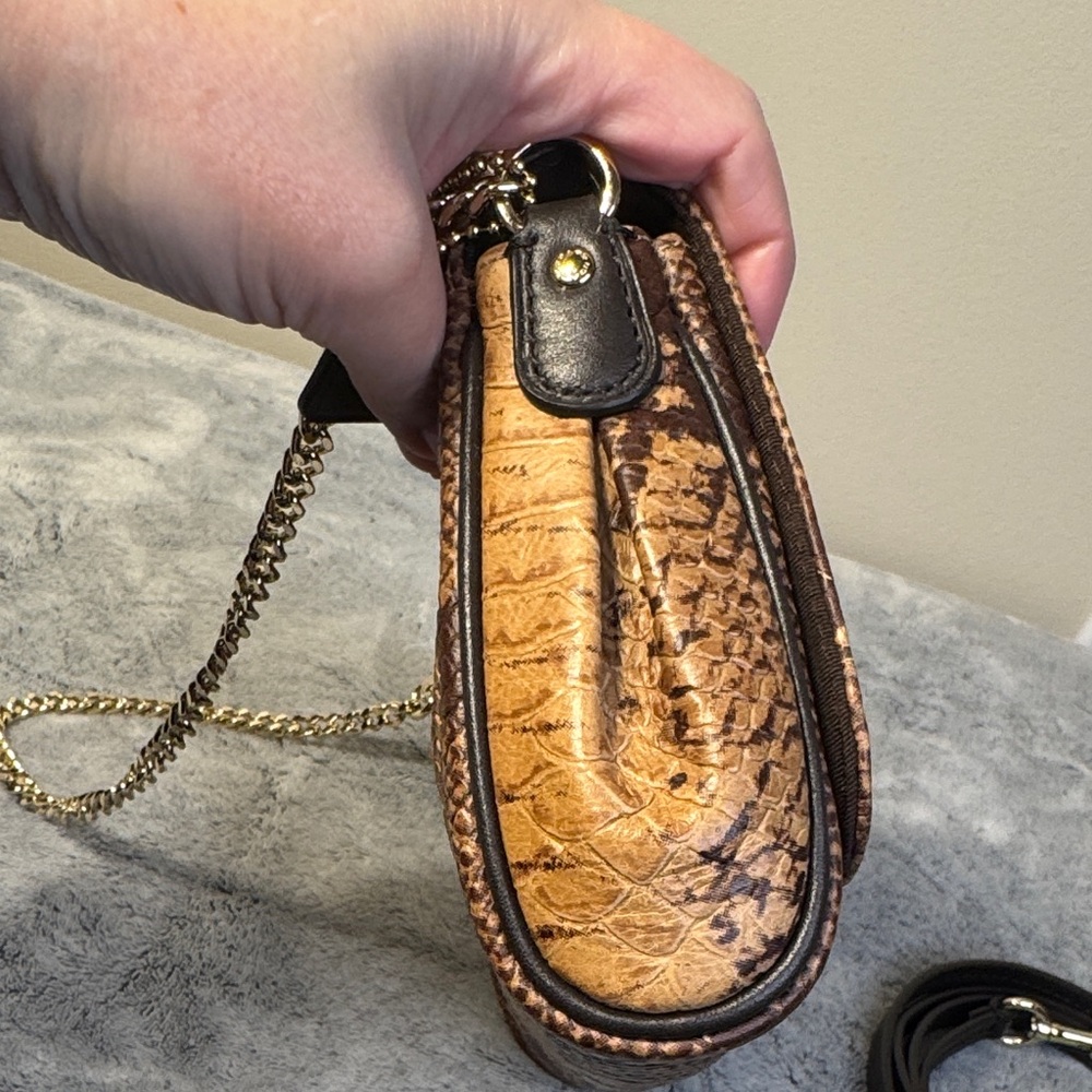 Coach Mini Ruby Python Embossed Leather Crossbody… - image 8